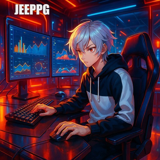 Imagem promocional da JEEPPG mostrando a plataforma e suas vantagens